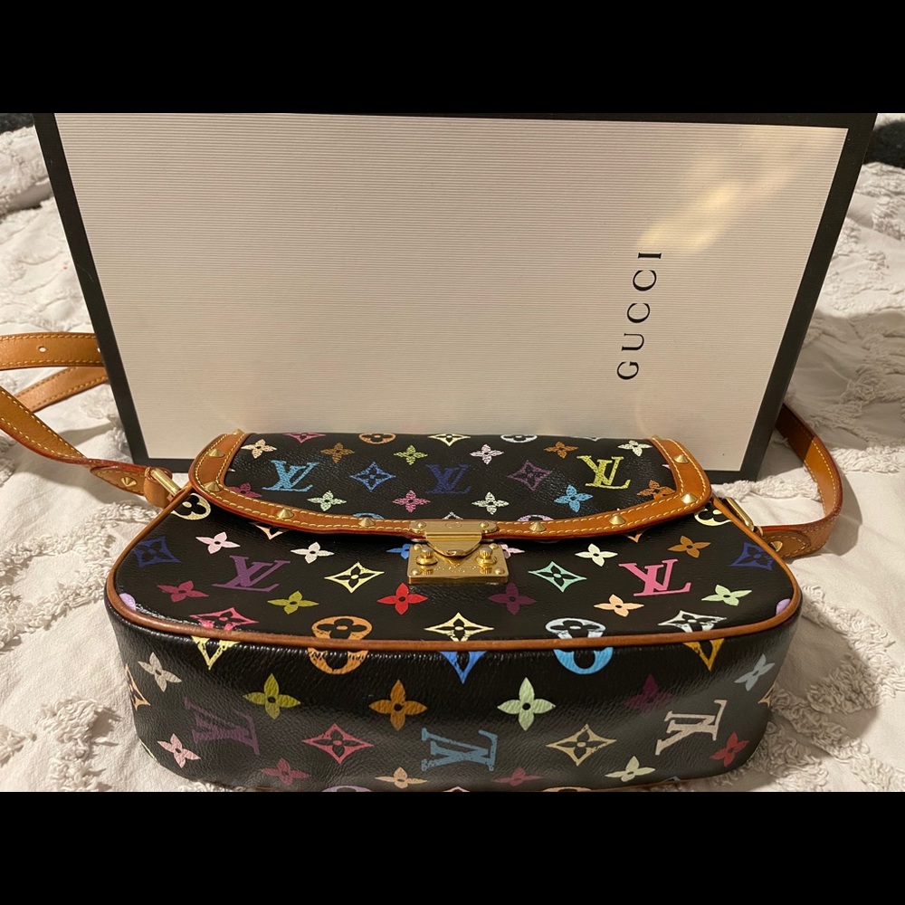 🌈RARE🌈 Louis Vuitton multi color Sologne Bag. - Picture 15 of 16